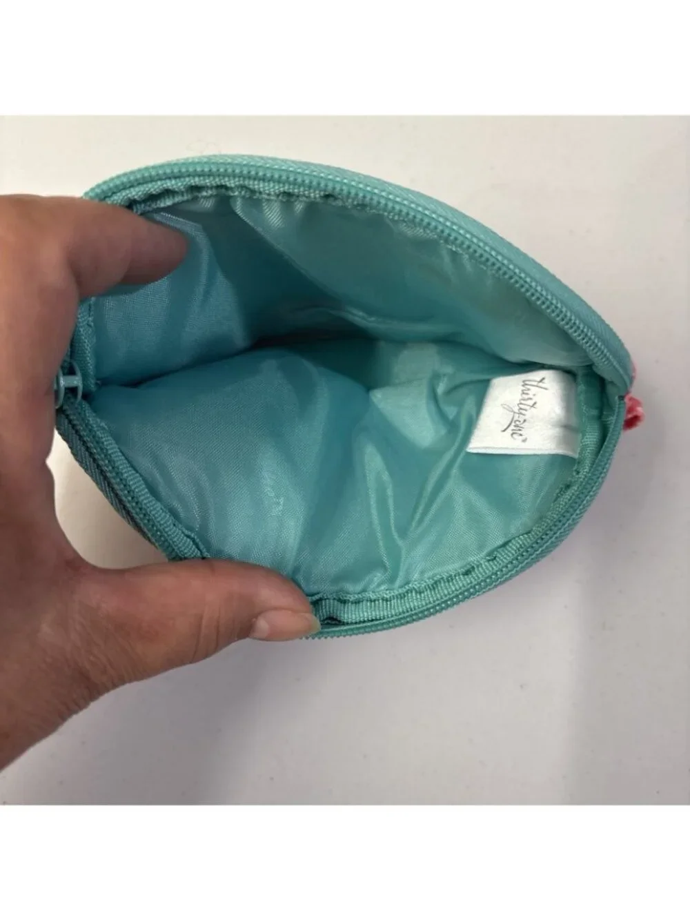 Thirty One Padded Makeup Bag 7.5” X 4.5” - Zip Close